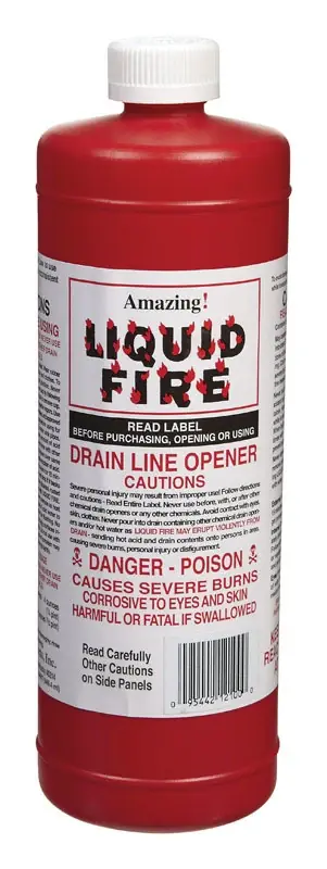 Liquid Drain Opener 32 Oz - Professional Drain Cleaning Solution