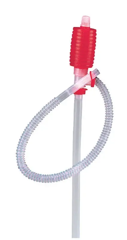 Hand Operated Plastic 24 In. Siphon Pump For Kerosene And Liquids