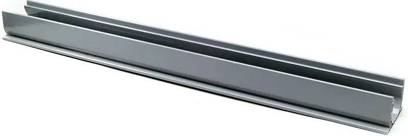 Profile Channel Drain, Gray, 4 Ft.