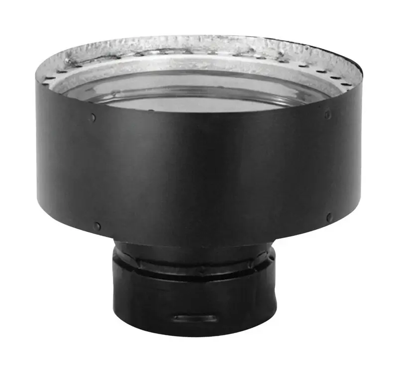 6 In. D Steel Chimney Pipe Adapter For Pellet Vent Systems