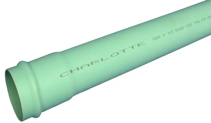 4" X 14‘ Solid Pvc Sewer Pipe Sdr35 - Charlotte Pipe