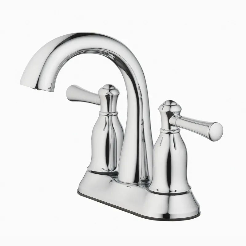 Verona Chrome Two-handle Bathroom Sink Faucet 4 In. With Pop-up Drain