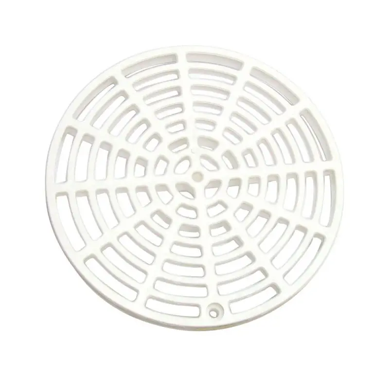 6-1/8 In. Round Polypropylene Floor Drain Strainer Cover 801-p2pk