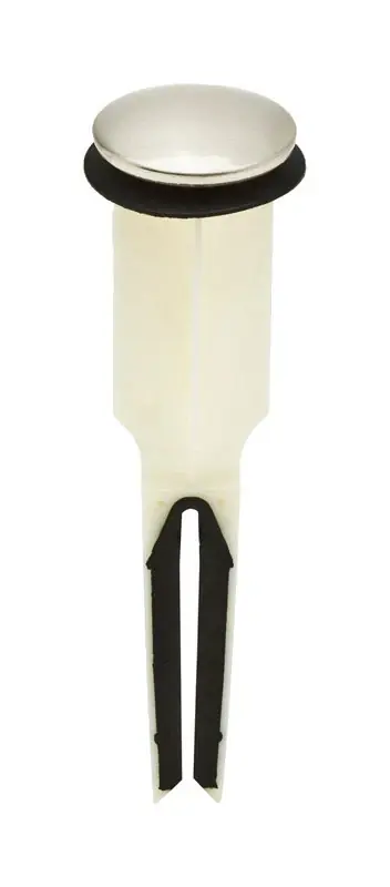 Brushed Nickel Plastic Pop-up Drain Stopper Model Pf0251 For Vessel And Bar Sinks