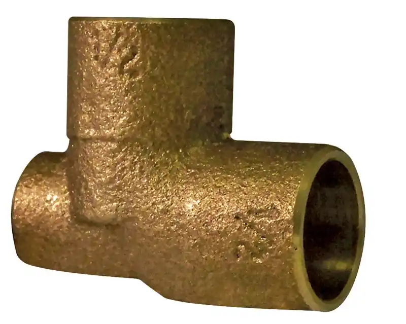 NIBCO 3/4 In. Sweat X 1/8 In. D Sweat Brass Baseboard Tee 1 Pk
