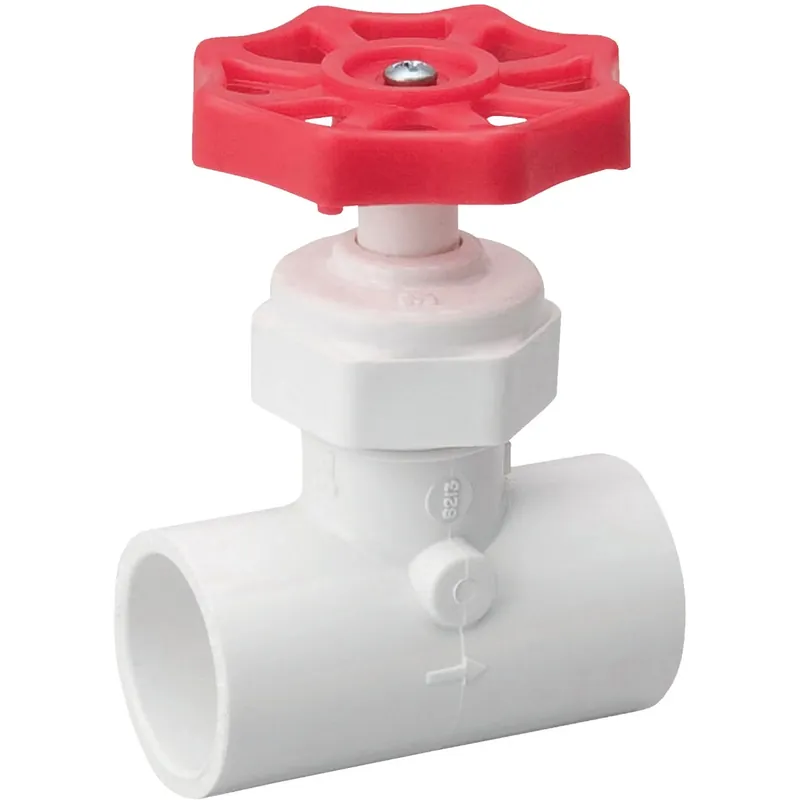 PVC Solvent-Weld Stop Valve, 3/4 In.