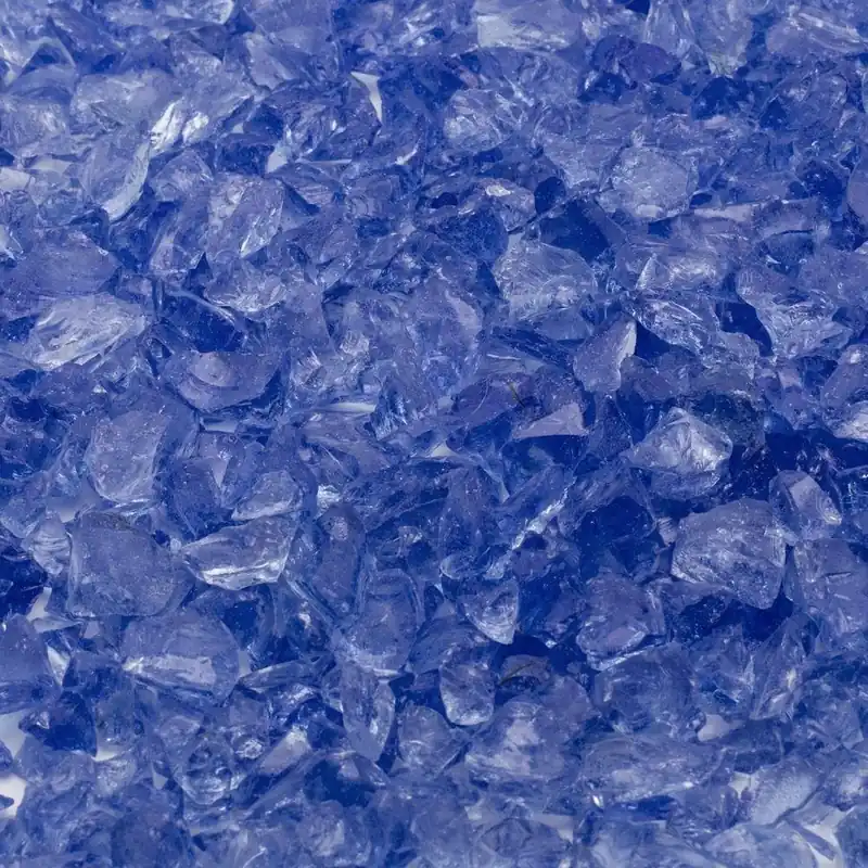 Eg02-l05s 2 Lb Ocean Blue Decorative Glass Pebbles