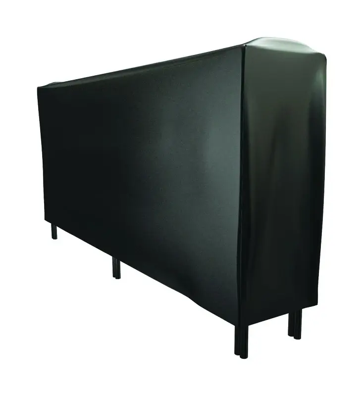 Fireplace Rack Cover, Black Vinyl, 8 Ft.