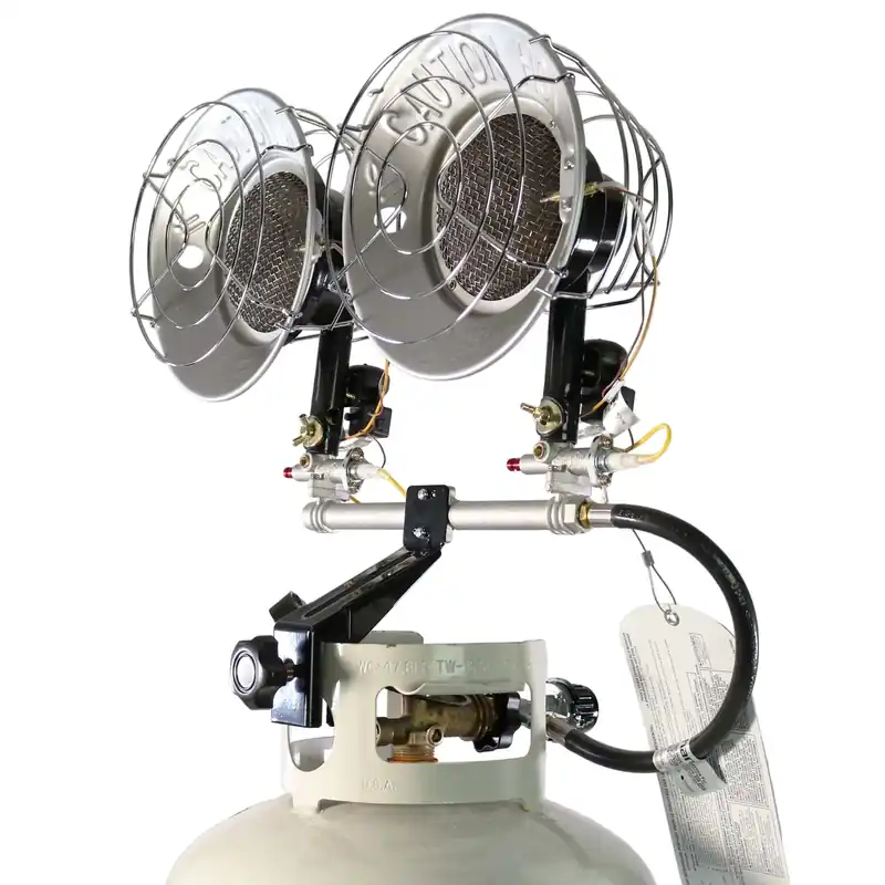 Tank-Top Propane Heater, 30,000-BTU