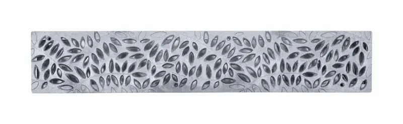 Spee-d 24 In. Gray Rectangle Polyolefin Channel Grate Model 252gy