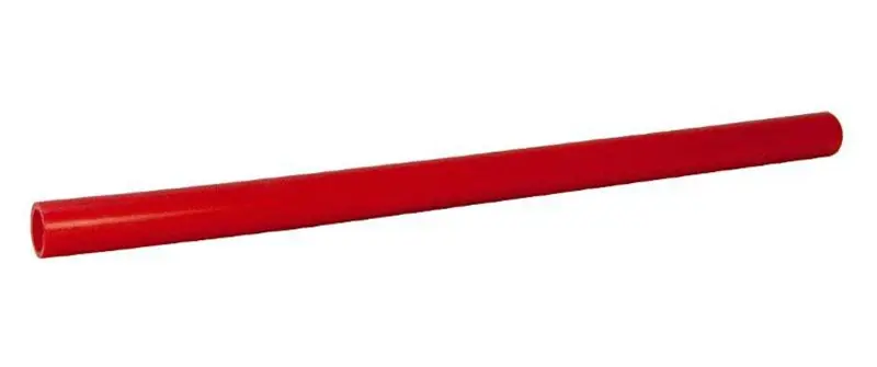 PEX Stick Pipe, Red, 1/2 In. Copper Tube Size X 5 Ft.