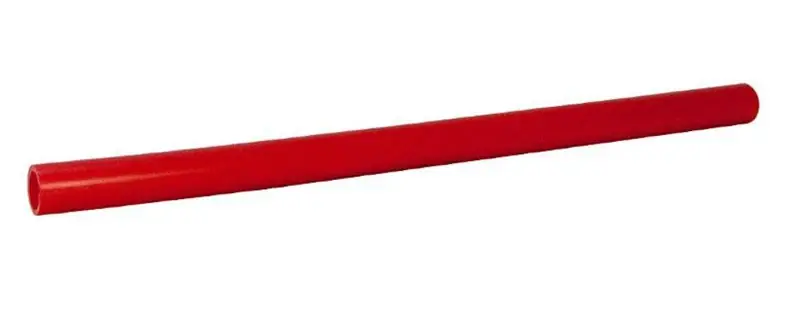 PEX Stick Pipe, Hot Water, Red, 1/2 In. Rigid Copper Tube Size X 20 Ft.