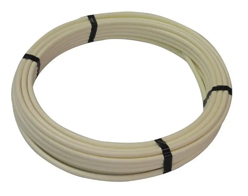Pex Coil, Hot/Cold Water, White, 3/8 In. Rigid Copper Tube X 50 Ft.