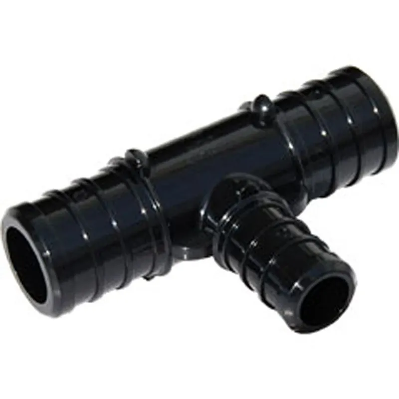 Pex Pipe Tee, 3/4 X 3/4 X 1/2 In. Barb Insert