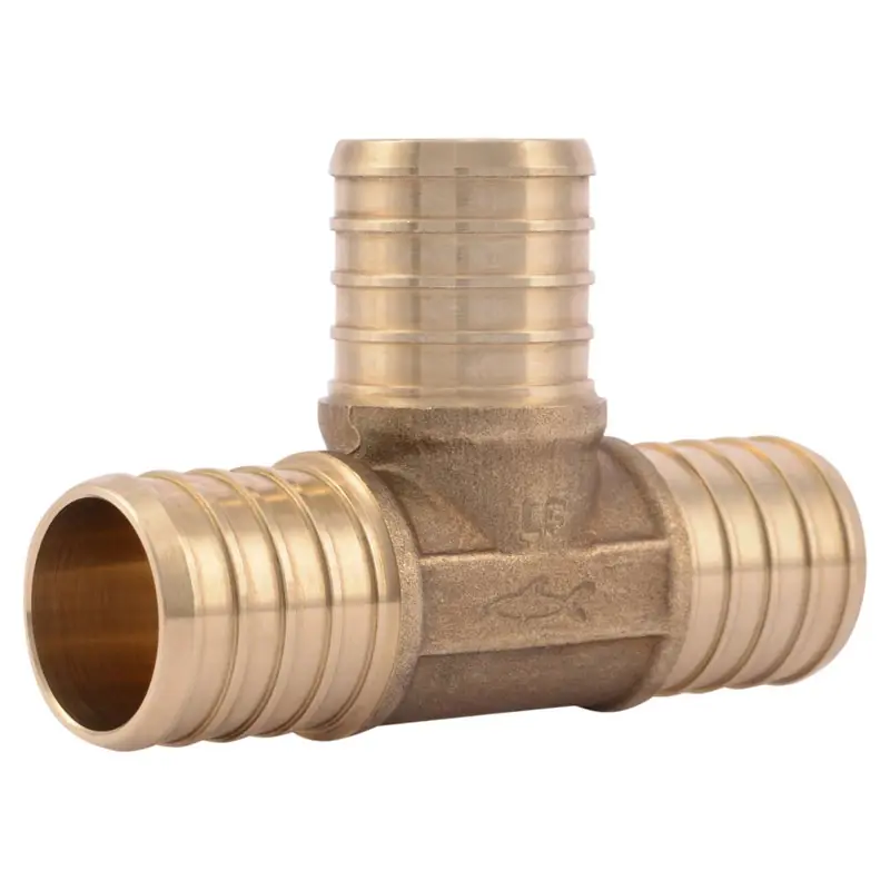 SharkBite 1 In. Barb X 1 In. D Barb Brass Tee