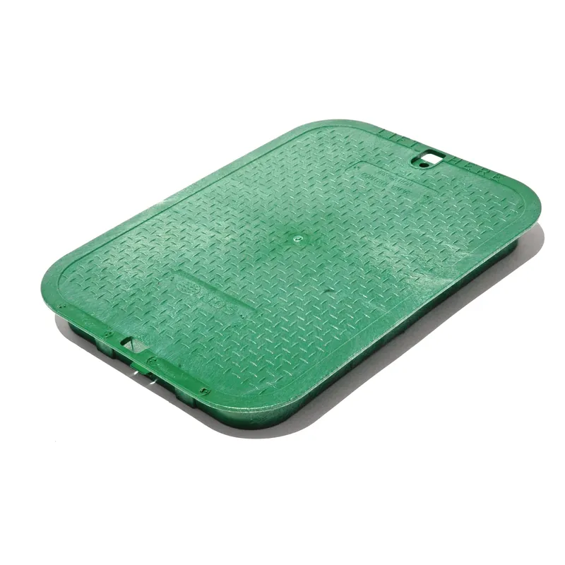 Nds 12 In. W X 17 In. L Rectangular Valve Box Cover - Durable Green Plastic