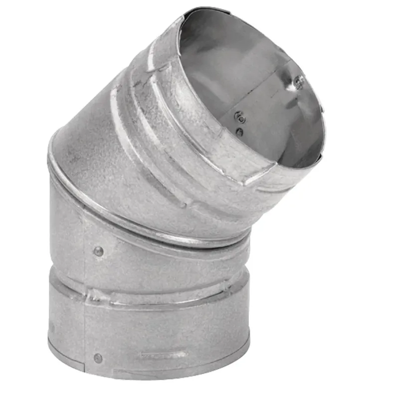 Pellet Pipe Vent 45-Degree Elbow, 4-In.