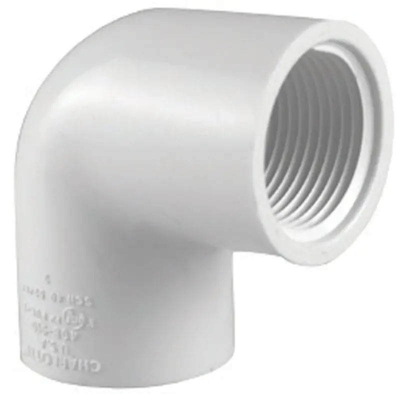 Charlotte Pipe Schedule 40 1 In. FPT X 1 In. D FPT PVC Elbow 1 Pk