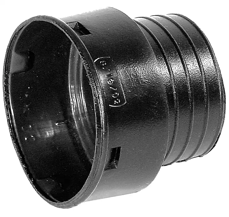 Snap Drain Tube Adapter, Poly, 4 In.