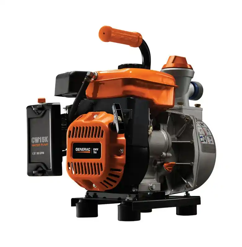 Generac 3 Hp 4800 Gph Aluminum Gas Clean Water Pump