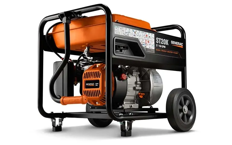 2-In. Semi-Trash Water Pump, 158 GPM, 208cc Engine, ST20K