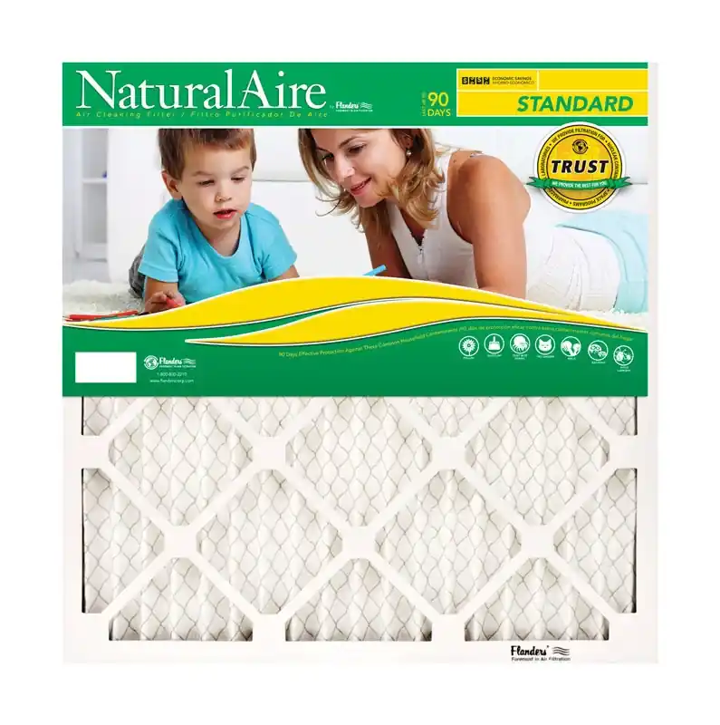 NaturalAire 20 In. W X 20 In. H X 1 In. Synthetic 8 MERV Pleated Air Filter 1 Pk