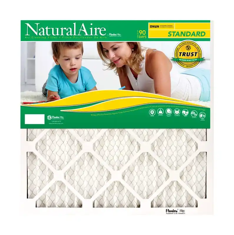 NaturalAire 14 In. W X 25 In. H X 1 In. Synthetic 8 MERV Pleated Air Filter 1 Pk