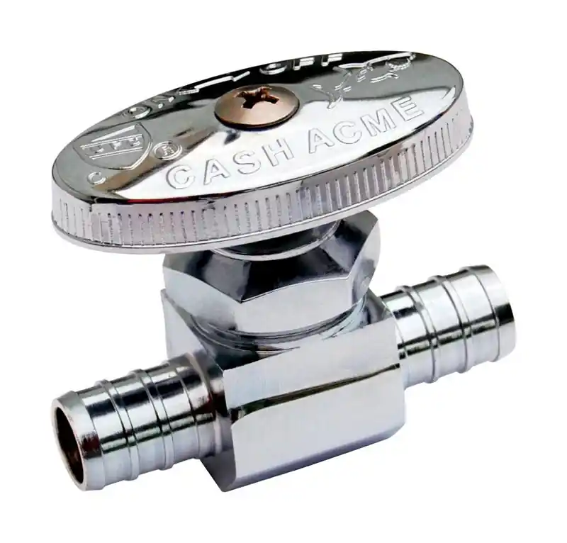 SharkBite PEX 1/2 In. PEX Barb X 1/2 In. Brass Stop Valve