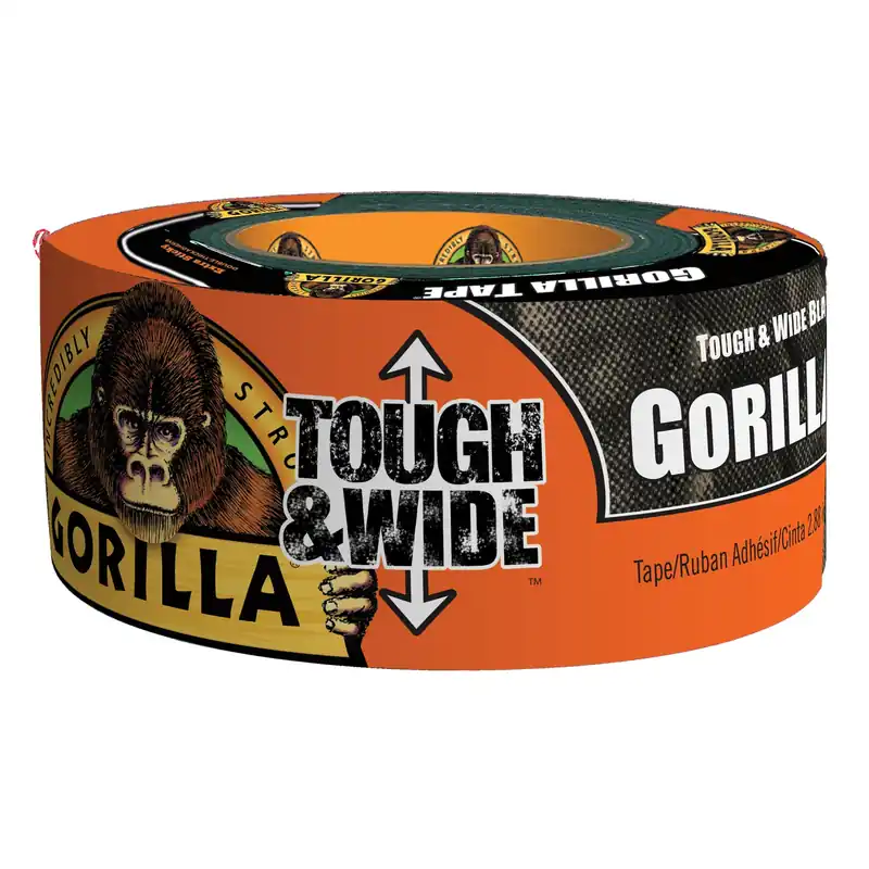 Tough & Wide Heavy-duty Duct Tape, Black, 2.88 In. X 25 Yd.