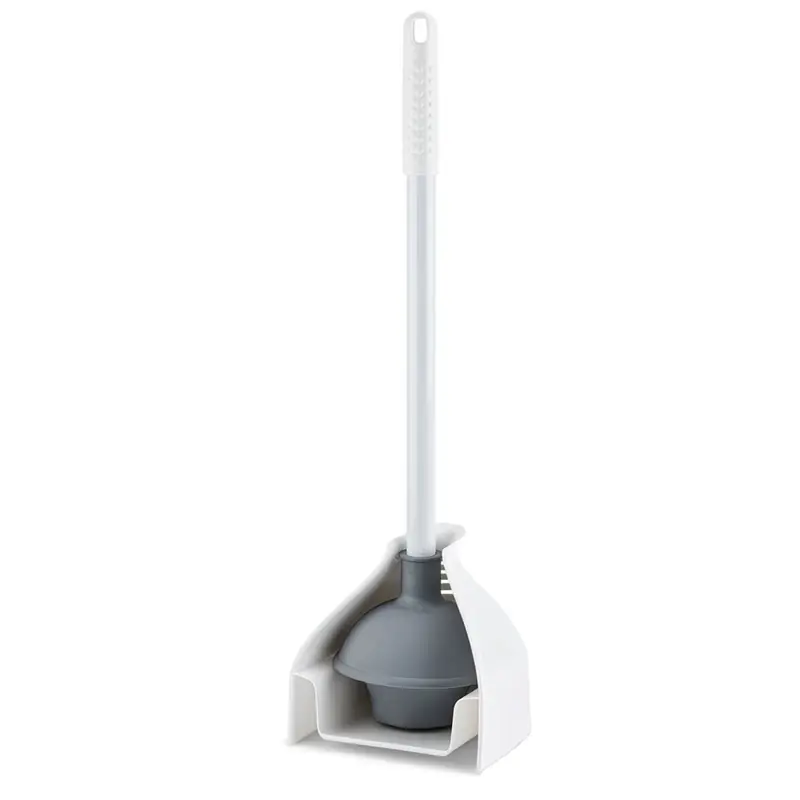 Libman Premium Toilet Plunger And Caddy 18 In. L X 5.25 In. D