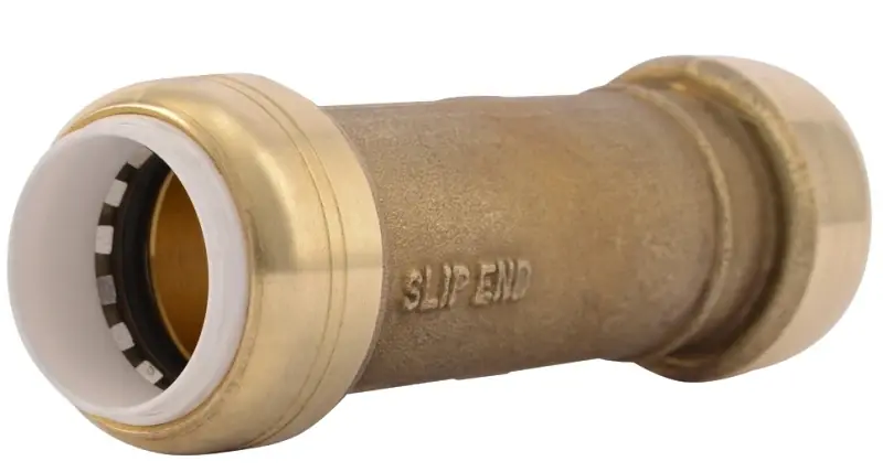 Slip Repair Pipe Coupling, 3/4 X 3/4 In. PVC