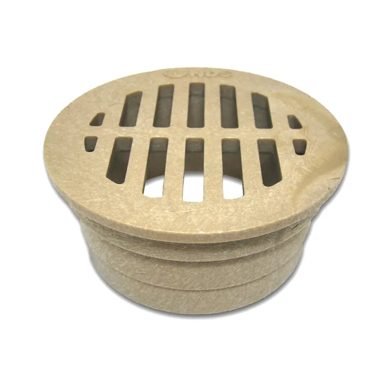 3 In. Sand Round Polypropylene Drain Grate - Model 16s