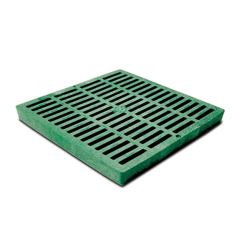 Square Grate, Green Foam Polyolefin, 12 X 12-In.