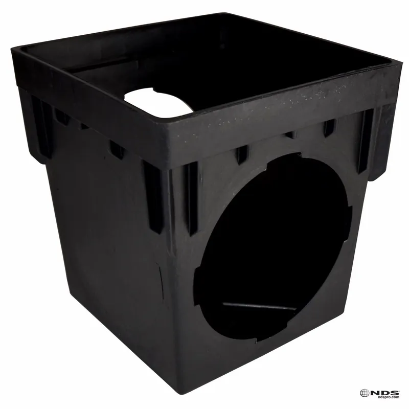 Double Outlet Catch Basin, 9 X 9 In.