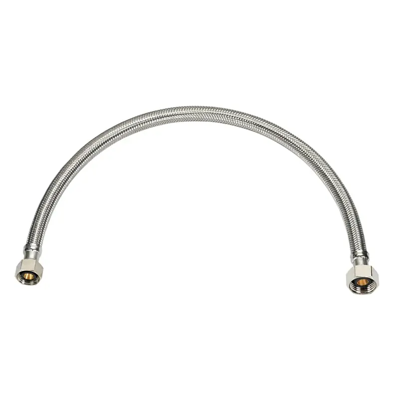 1/2 In. Fip X 1/2 In. D Fip 20 In. Braided Stainless Steel Faucet Supply Line