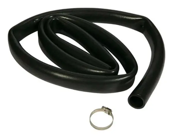 5021p 1.25" Fit-all Rubber Hook Drain Hose With Clamp