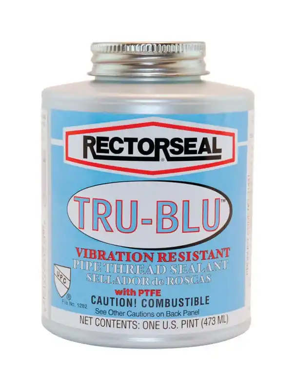 Tru-Blu Pipe Thread Sealant With PTFE, 16-oz.