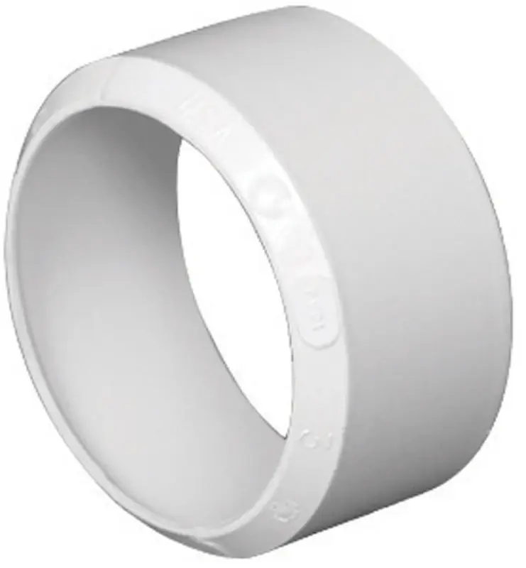 Charlotte Pipe 4 In. Spigot X 4 In. D Hub PVC Adapter Bushing 1 Pk