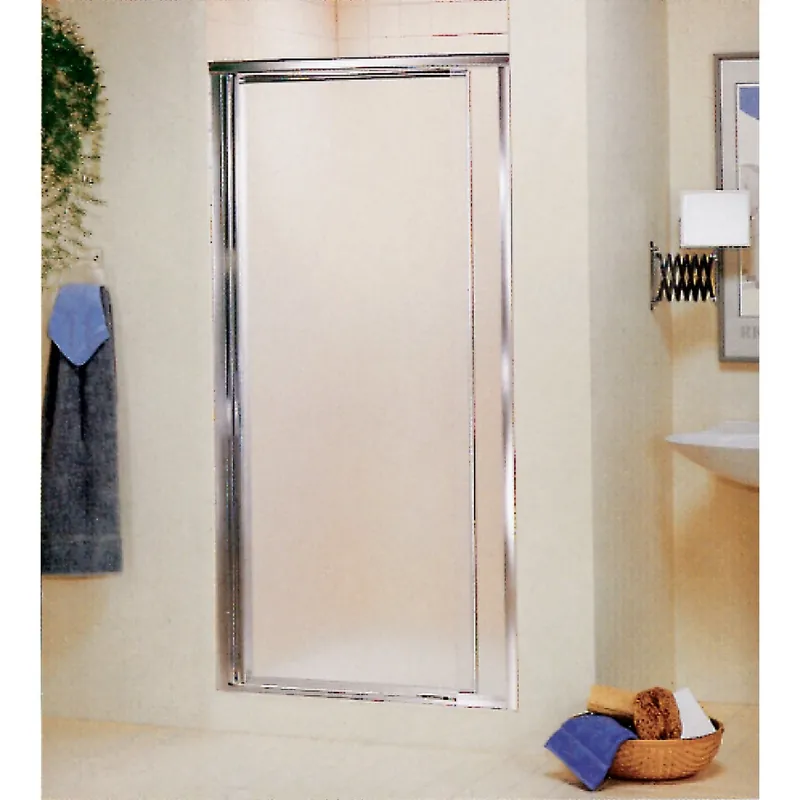 Vista Pivot Ii 65.5 In. H X 31.25 In. W Silver Framed Shower Door Model 1500d-31s