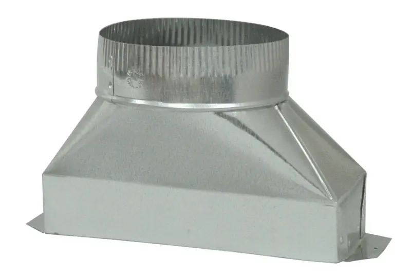 6 In. Diameter X 10 In. Length Galvanized Steel Duct For Venting