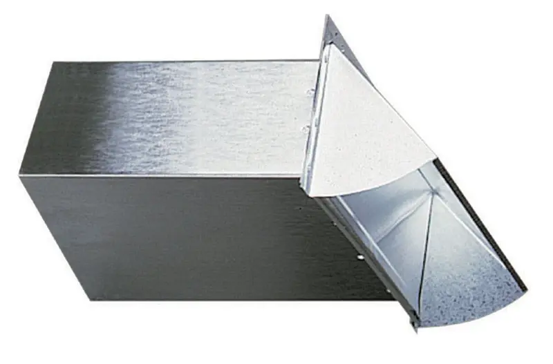 Aluminum Wall Cap 3.25 In. X 10 In. With Spring Damper