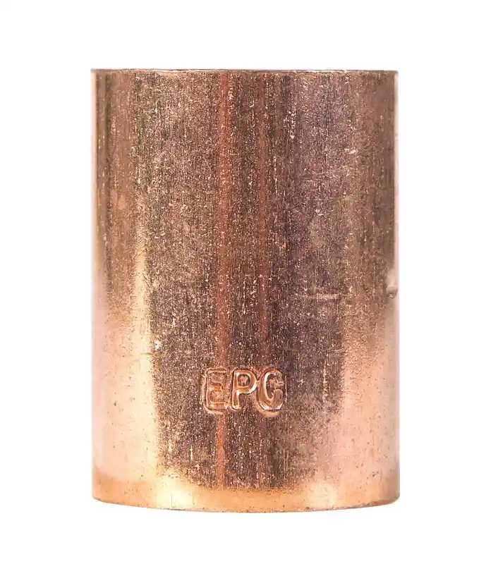 Mueller Streamline 1-1/4 In. Sweat Copper Coupling With Stop - Lead-free