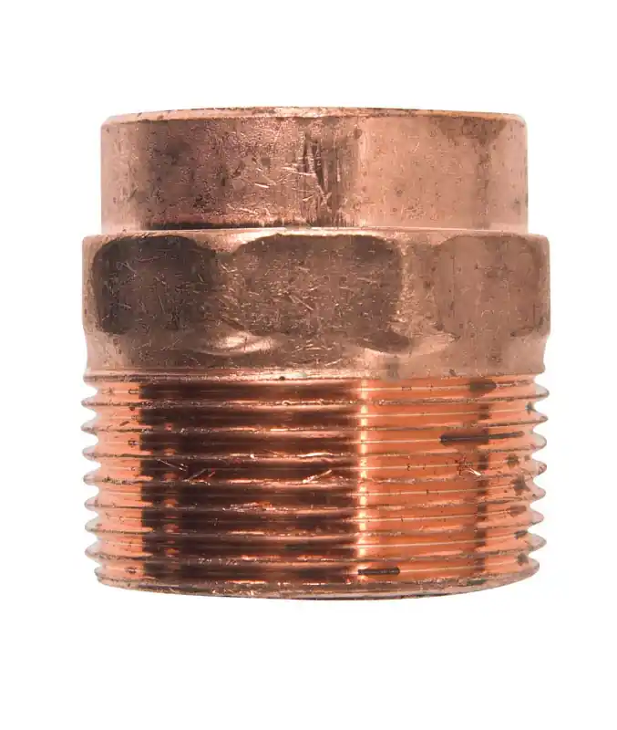 1-1/4 In. X 1-1/4 In. Copper Sweat X Mpt Pressure Adapter - Lead-free