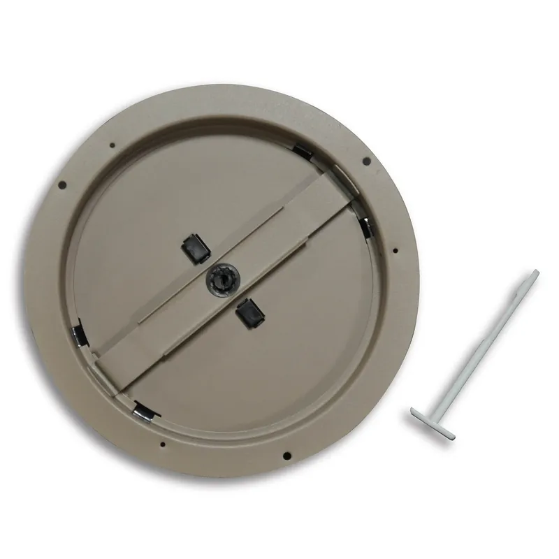 6 In. H X 6 In. W Powder Coat Brown Steel Ceiling Damper Model C801-06