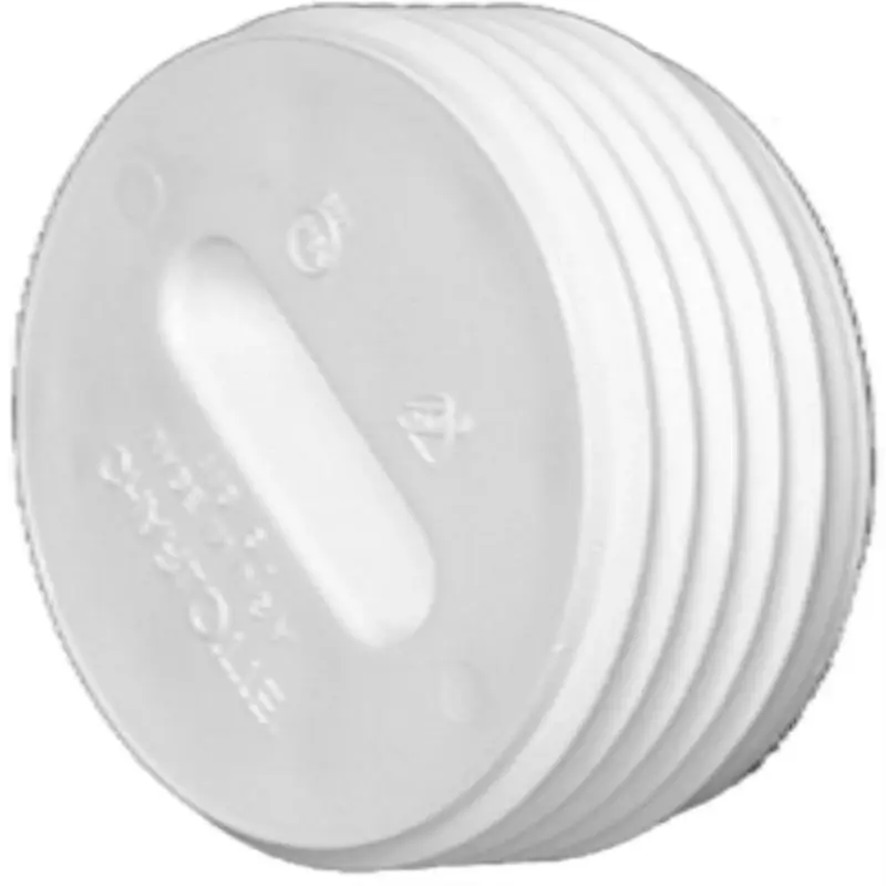 Charlotte Pipe Schedule 40 2 In. MPT X 2 In. D Hub PVC Clean-Out Plug 1 Pk