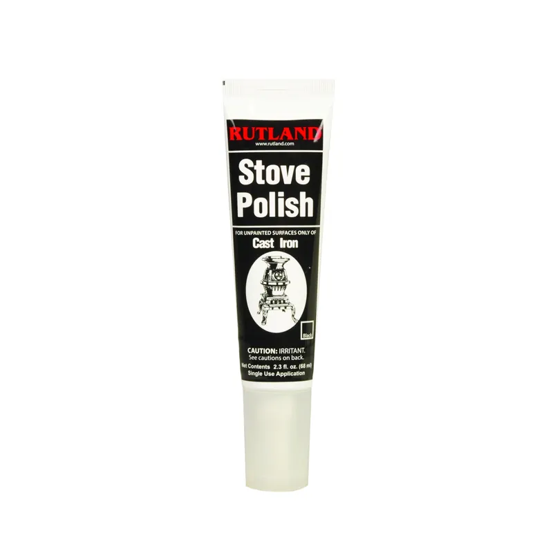 Stove Polish Paste 2.3 Oz Tube For Cast Iron And Steel Protection