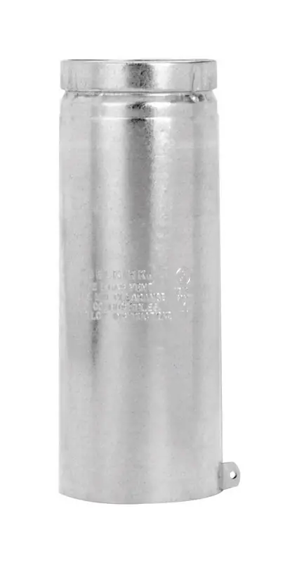 Selkirk 4 In. D X 12 In. L Aluminum Round Gas Vent Pipe