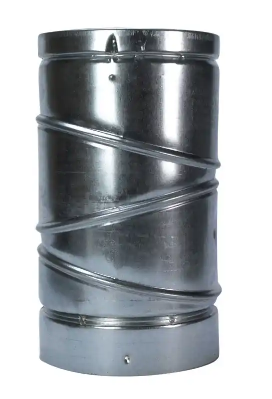 Selkirk 6 In. D X 6 In. D Adjustable 90 Deg Aluminum/Galvanized Steel Adjustable Elbow