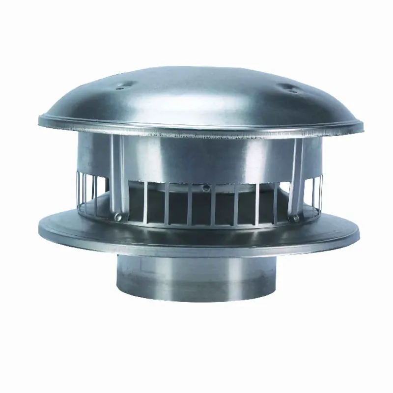 Gas Vent Top, Round, Type B, 5-In.