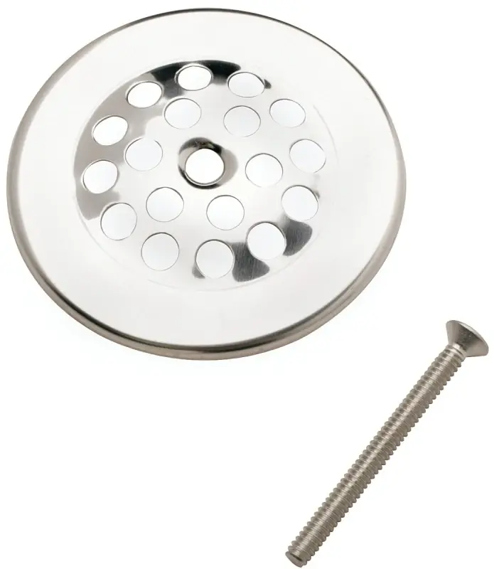 Pp826-64 3 Inch Chrome Strainer Dome Cover With Screw
